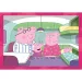 Peppa Pig 4 în 1 Supercolor puzzle - Clementoni imaginea 4