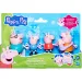 Peppa Pig: Set de figurine de joacă cu familia Peppa, formată din cinci membri - Hasbro