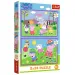 Peppa la locul de joacă puzzle 2x24 piese - Trefl
