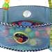 Piscină pentru bebeluși cu broaște țestoase, mingi și accesorii, 70x90cm