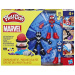 Play-Doh: Aventuri eroice Marvel - set de plastilină cu 3 figurine - Hasbro
