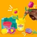 Play-Doh: Floricele mici - Set de plastilină cu lalea și narcisă - Hasbro