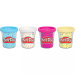 Play-Doh: Set de 4 borcănașe cu plastilină specială - Hasbro