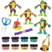 Play-Doh: Set de joacă cu Țestoasele Ninja Cowabunga Creations - Hasbro