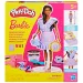 Play-Doh: Set de modelaj cu rochii cu volane Barbie Fashionista și păpușă - Hasbro