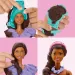 Play-Doh: Set de modelaj cu rochii cu volane Barbie Fashionista și păpușă - Hasbro