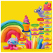 Play-Doh Set de plastilină Petrecere Curcubeu, 50 piese - Hasbro