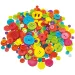 PlayBox: Butoane colorate în diferite mărimi, pachet de 500g.