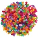 PlayBox: Mărgele colorate de diferite forme, pachet de 5300 bucăți