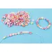 PlayBox: Mărgele cu forme de basm, set de mărgele cu litere, de înșirat, 350 bucăți
