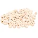 PlayBox: Mărgele din lemn natural de 10mm, pachet de 100 bucăți