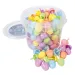 PlayBox: Mozaic colorat cu piese rotunde de 20 mm, set de 125 bucăți în găleată