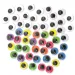 PlayBox: Pachet de 300 de ochi colorați și albi pentru decorații