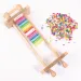 PlayBox: Rama de lemn pentru țesut mărgele 310x120x60mm