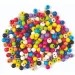 PlayBox: Set de mărgele colorate din lemn, 200 buc