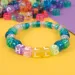 PlayBox: Set de mărgele colorate pentru gătit, cilindrice și cubice, ABC, pachet de 1000 bucăți.