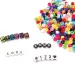 PlayBox: Set de mărgele de nădit colorate și cu litere, 1000 de bucăți, în cutie.