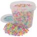PlayBox: mărgele termoadezive MIDI, colorate și transparente, de 5 mm, pachet de 10.000 de bucăți în găleată
