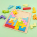 PlayBox: puzzle din lemn Pentomino, 12 piese