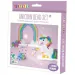 PlayBox: set creativ cu mărgele termoadezive MIDI de 5 mm, cu model de unicorn