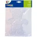 Playbox: Placă de bază pentru mărgele de călcat XL - 1 bucată (formă de ursuleț, mașină sau inimă)