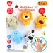 Playgo: Set de marionete pentru degete cu 5 animale de safari