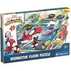 Póki și prietenii săi minunați - puzzle interactiv de podea, 24 de piese - Clementoni imaginea 1