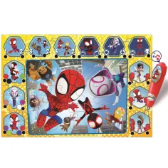 Póki și prietenii săi minunați - puzzle interactiv de podea, 24 de piese - Clementoni imaginea 3