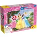 Prințese Disney 2 în 1 puzzle maxi cu 35 piese și carte de colorat 70x50cm - Lisciani