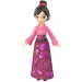 Prințese Disney: Păpușă mini Prințesa Mulan cu fustă strălucitoare - Mattel