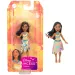 Prințese Disney: Păpușă mini Prințesa Pocahontas cu fustă strălucitoare - Mattel
