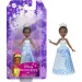 Prințese Disney: Păpușă mini Prințesa Tiana în rochie albastră - Mattel