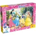 Prințesele Disney - Magia grădinii de basm 2 în 1 puzzle de 60 de piese și carte de colorat 50x35cm - Lisciani