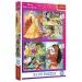 Prințesele Disney puzzle 2x70 piese - Trefl