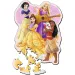 Prințesele Disney puzzle din lemn cu 50 de piese - Trefl