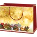 Pungă de cadou de mărime medie cu model Merry Christmas 23x10x17,8cm