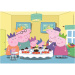 Purcelușa Peppa – puzzle Supercolor 2x20 piese - Clementoni