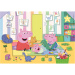 Purcelușa Peppa – puzzle Supercolor 2x20 piese - Clementoni