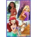 Puzzle 3x80 piese Disney+prințese prietene - Trefl