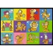 Puzzle Garfield - Aventuri, 4x250 piese - Trefl