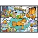 Puzzle Garfield - Aventuri, 4x250 piese - Trefl