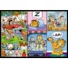 Puzzle Garfield - Aventuri, 4x250 piese - Trefl