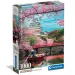 Puzzle HQC de 1000 de piese cu Castelul Himeji primăvara - Clementoni