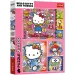 Puzzle Hello Kitty și prietenii 2x200 - Trefl