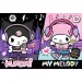 Puzzle Kuromi și My Melody ritm urban 160 piese - Trefl