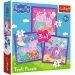 Puzzle Peppa Pig 3 în 1, cu 20-36-50 piese - Trefl