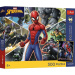 Puzzle UFT Marvel Omul-Păianjen de 300 piese cu poster - Trefl