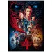 Puzzle de 1000 de piese Stranger Things Sezonul 4 cu poster - Clementoni
