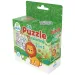 Puzzle de colorat 2 în 1 cu 16 piese - Leu
