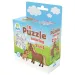 Puzzle de colorat 2 în 1 cu 16 piese - Ponei